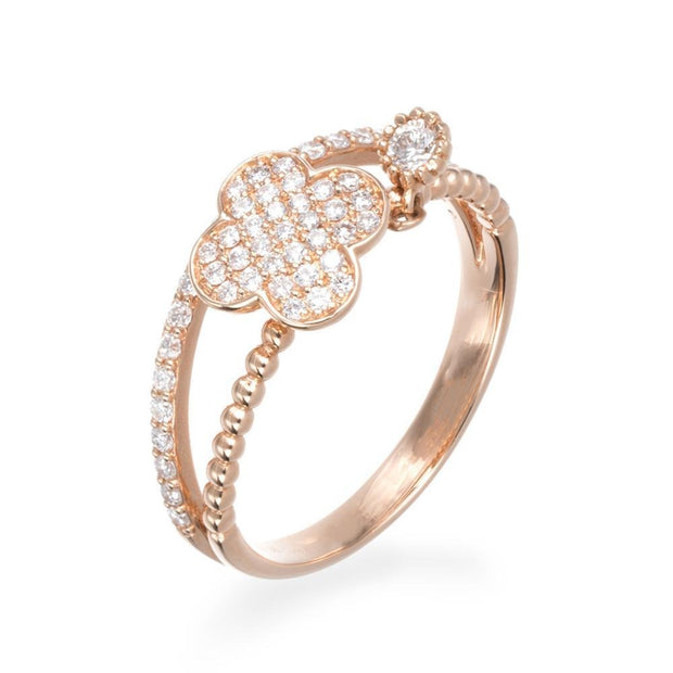 Four Leaf Clover Eternity Ring - Prime Adore