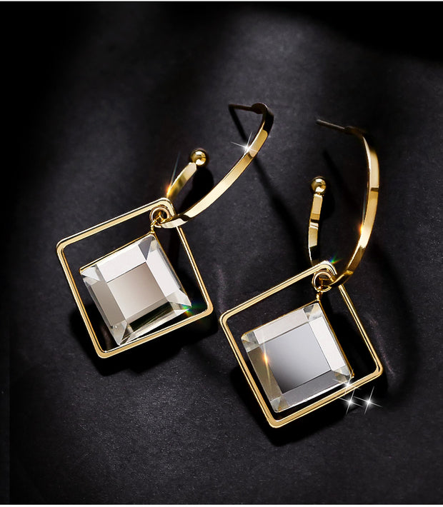 Temperament Geometric Earrings - Prime Adore