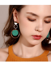 Exaggerated Circle Female Earrings - Prime Adore