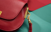 Leather Crossbody Saddle Bag - Prime Adore