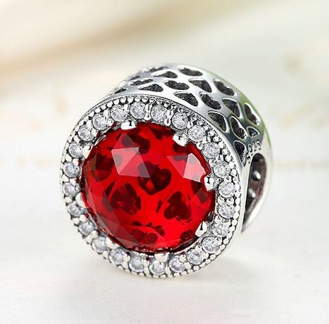 Sterling Silver Charm Variations - Red Series - Prime Adore