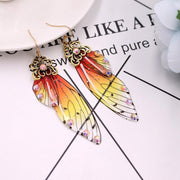 Cicada Wing Drop Earrings - Prime Adore