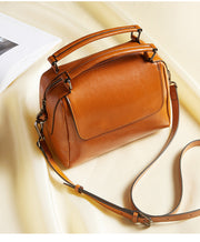 Leather One-Shoulder Handbag - Prime Adore
