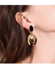 Leopard Print Retro Earrings - Prime Adore