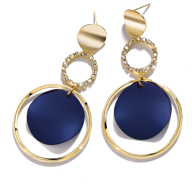 Exaggerated Circle Female Earrings - Prime Adore