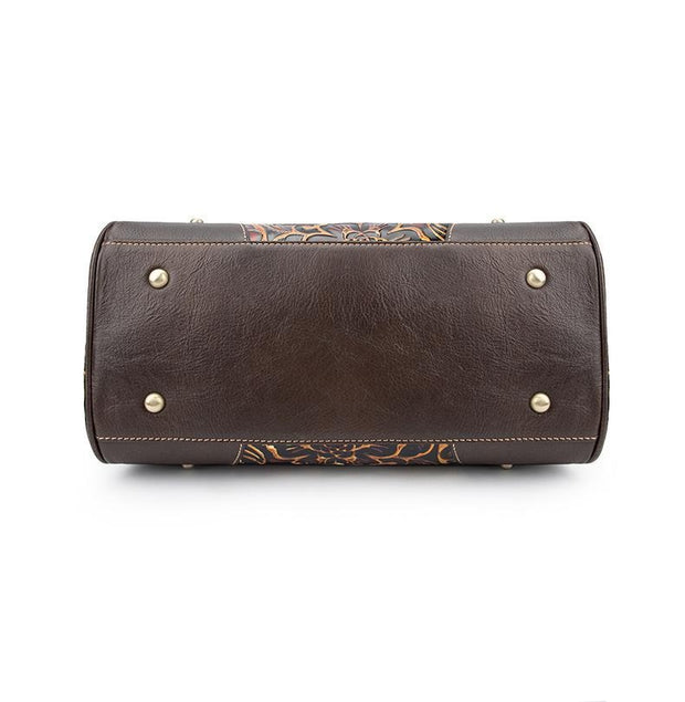 Handmade Leather Pillow Bag - Prime Adore