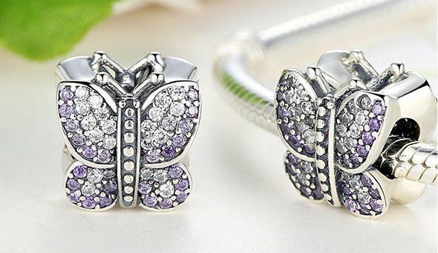 Sterling Silver Charm Variations - Purple/Pink Series - Prime Adore