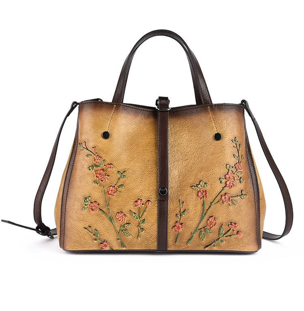 Gratia Large Leather Handbag - Prime Adore