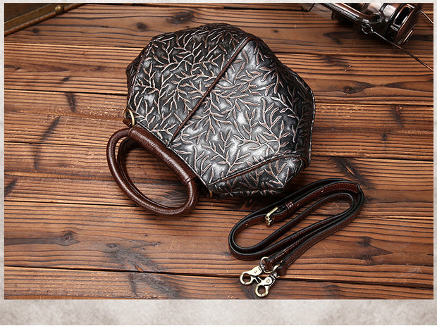 Geometric Leaves Bag - Prime Adore