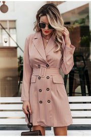 Rose Emulsion Coat Dress - Prime Adore