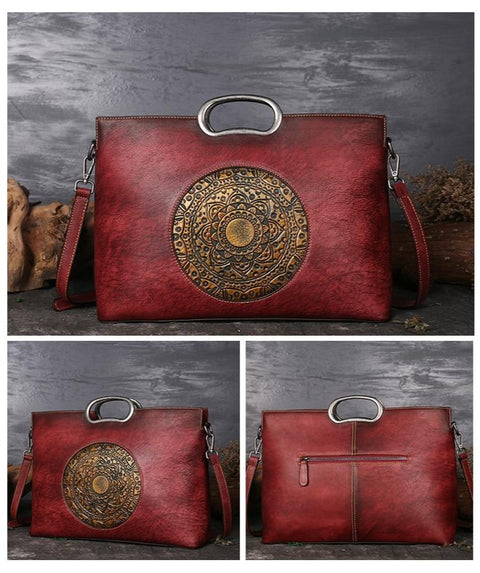 Vintage Fusion Leather Handbag - Prime Adore