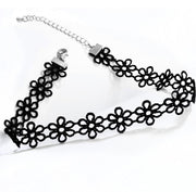 Diamond Flower Choker - Prime Adore