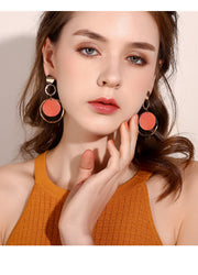 Exaggerated Circle Female Earrings - Prime Adore