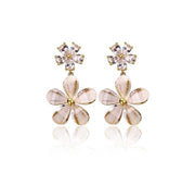 Dainty White Flower Earrings - Prime Adore