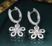 Prime Adore Diamond Flower Earrings - Prime Adore