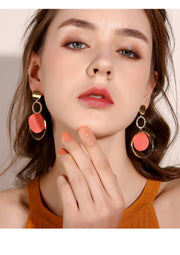 Exaggerated Circle Female Earrings - Prime Adore