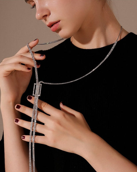 Crystal Sparkle Necklace - Prime Adore