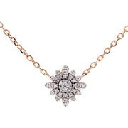 Sunflower Diamond Necklace - Prime Adore