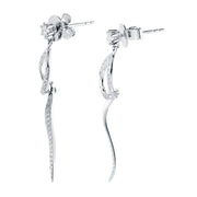 Prime Adore Diamond Snake Earrings - Prime Adore