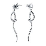 Prime Adore Diamond Snake Earrings - Prime Adore