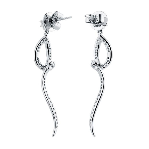 Prime Adore Diamond Snake Earrings - Prime Adore