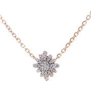 Sunflower Diamond Necklace - Prime Adore