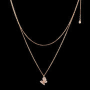 Golden Butterfly Dance Necklace - Prime Adore