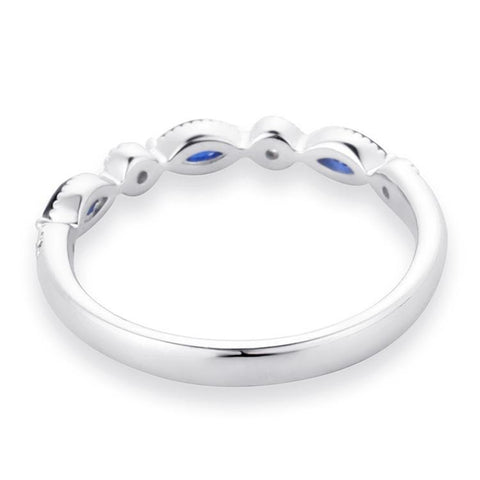 Sapphire Marquise Diamond Ring - Prime Adore