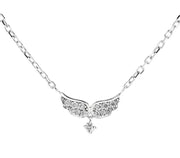Sparkling Angel Wing Necklace - Prime Adore