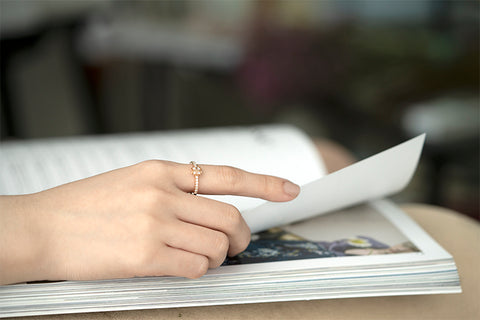 Mini Clover Diamond Ring - Prime Adore