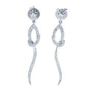 Prime Adore Diamond Snake Earrings - Prime Adore