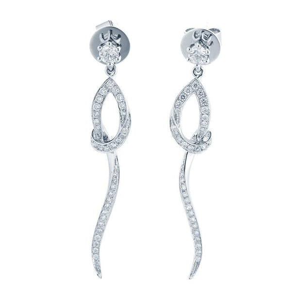 Prime Adore Diamond Snake Earrings - Prime Adore