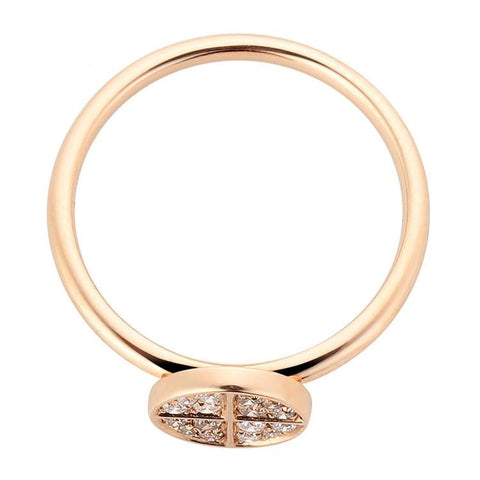 X-Circle Diamond Ring - Prime Adore