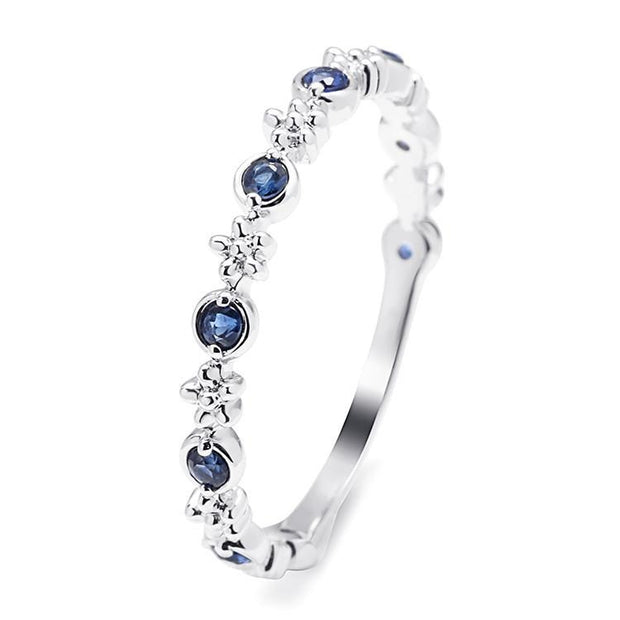 Prime Adore Sapphire Flower Band - Prime Adore