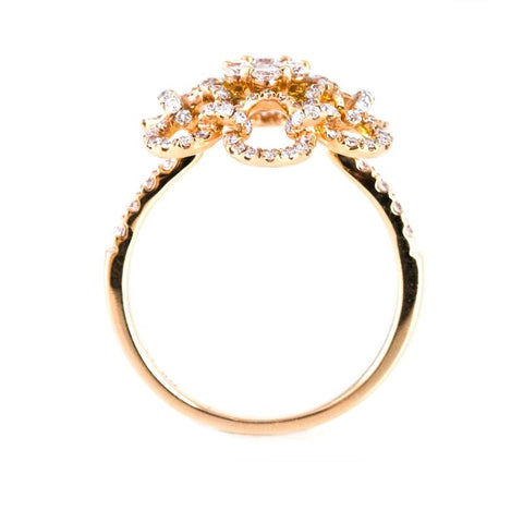 Fantasy Floral Diamond Ring - Prime Adore