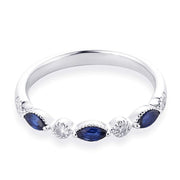 Sapphire Marquise Diamond Ring - Prime Adore