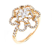 Fantasy Floral Diamond Ring - Prime Adore