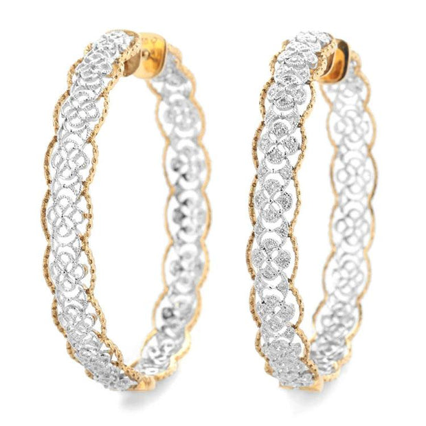 Diamond Lace Earrings - Prime Adore