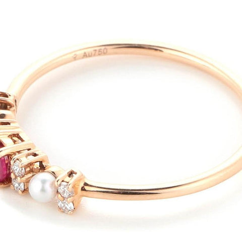 Ruby Water Pearl Ring - Prime Adore