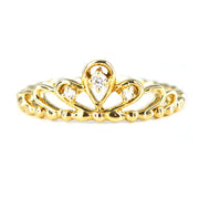 Vintage Tiara Crown Ring - Prime Adore