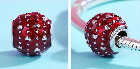 Sterling Silver Charm Variations - Red Series - Prime Adore