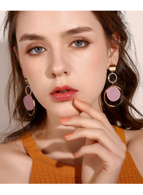 Exaggerated Circle Female Earrings - Prime Adore