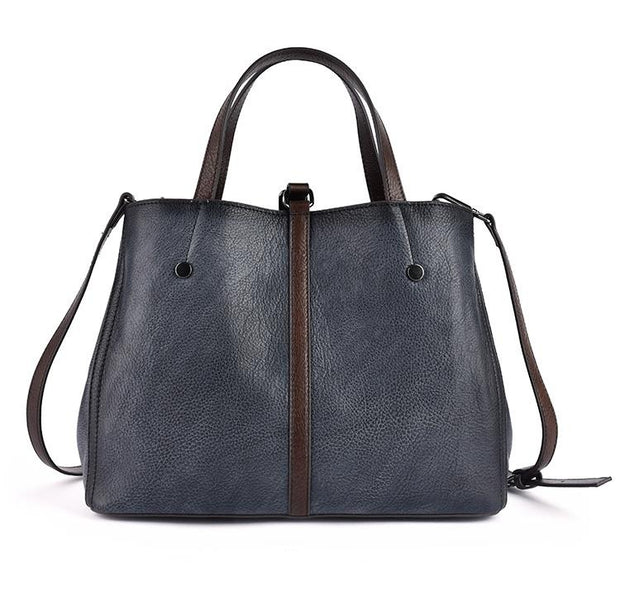 Gratia Large Leather Handbag - Prime Adore