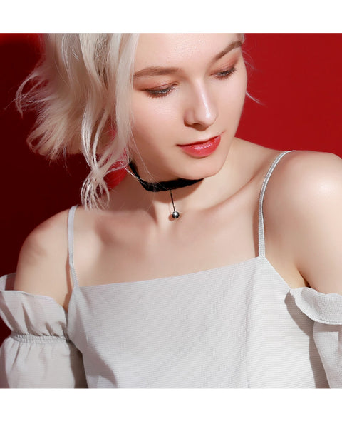 Dark Lace Choker - Prime Adore