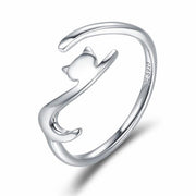 Sticky Cat Long Tail Finger Ring - Prime Adore