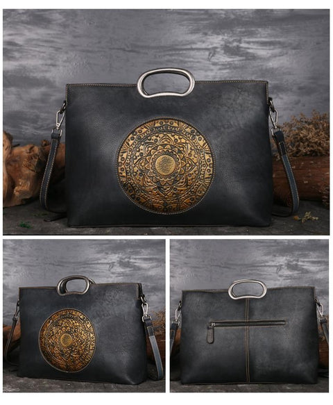 Vintage Fusion Leather Handbag - Prime Adore