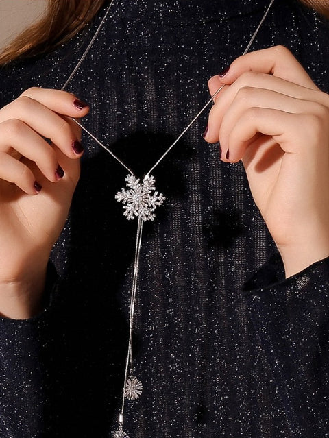 Snowflake Necklace - Prime Adore