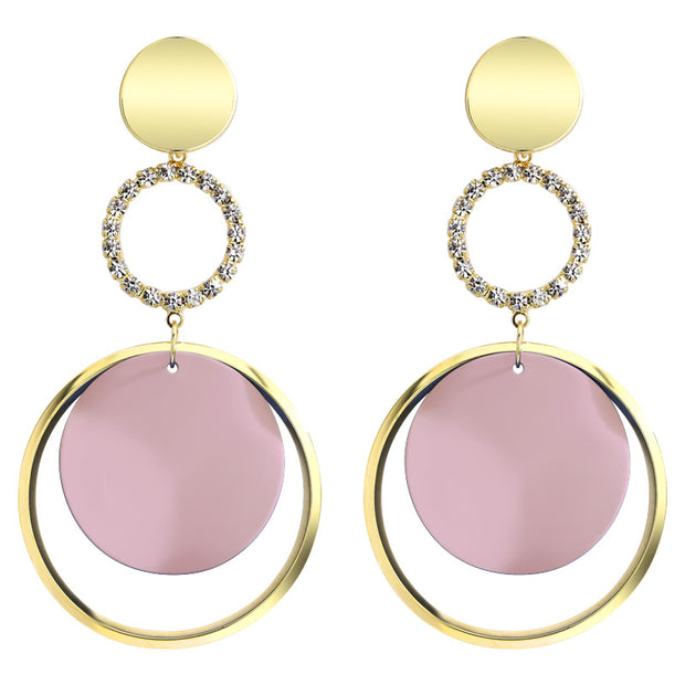 Exaggerated Circle Female Earrings - Prime Adore