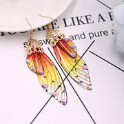 Cicada Wing Drop Earrings - Prime Adore