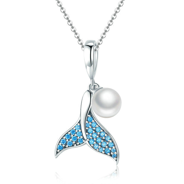 The Mermaid's Tail Pearl Pendant - Prime Adore